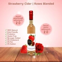 Thumbnail 2 of ไดมอนด์ แอมโบรเซีย สตรอว์เบอร์รี่และดอกกุหลาบ ไซเดอร์ 500 มล. จำนวน 1 ขวด