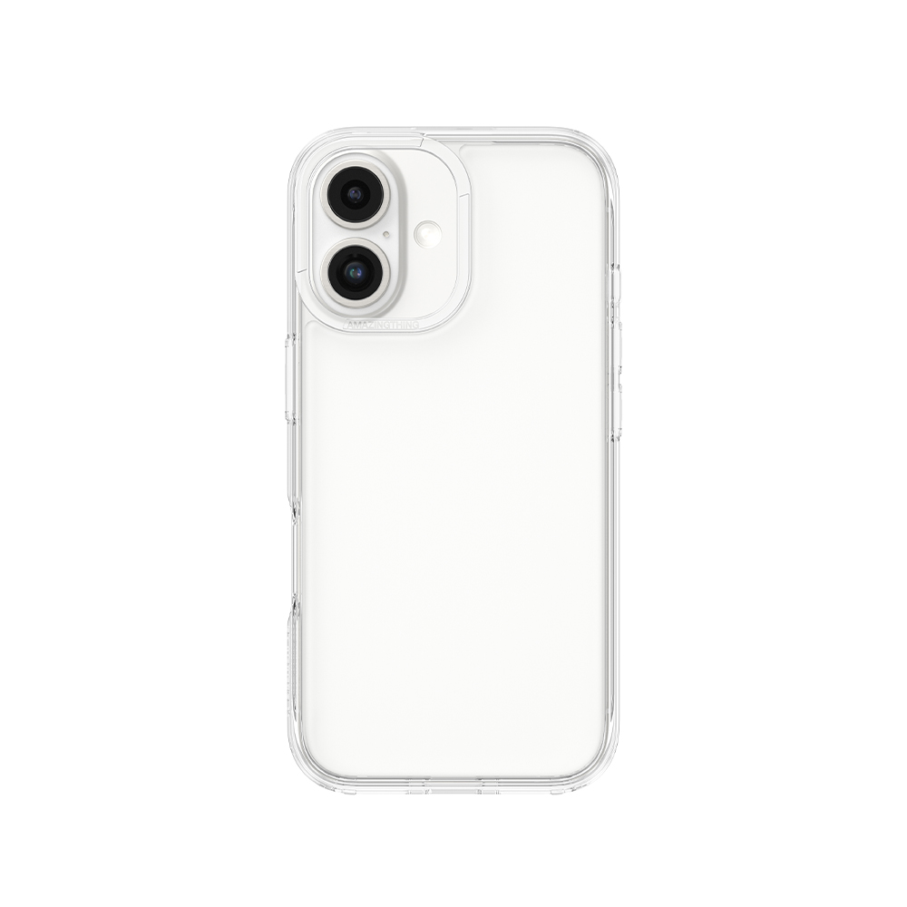 AMAZINGthing Casing for iPhone 16Plus (6.7) Minimal Magsafe Drop proof Transparent