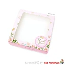 Thumbnail 2 of กล่องบราวนี่4ชิ้น 15x15x4cm.(40กล่อง) BK22W-029 กล่องขนมเปี๊ยะ กล่องขนม