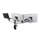 Thumbnail 4 of เออร์กอนอส แขนจับจอมอนิเตอร์ Triple Monitor Arm (EGN-02T) สีขาว
