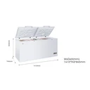 Thumbnail 3 of Haier ตู้แช่แข็ง ทำความเย็น 10 องศา ถึง -30 องศา ขนาด 15.1 Q / 429 L รุ่น HCF-478DP