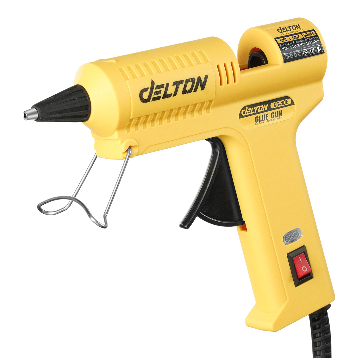 DELTON ปืนกาวไฟฟ้า 40 วัตต์ Electric Glue Gun สําหรับกาวแท่ง 7 มม. รุ่น GG-40E