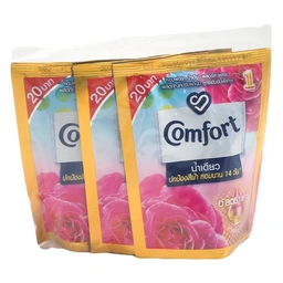 Thumbnail 1 of COMFORT Ultra One Rinse Concentrate Softener Floral Fresh Pink 110 ml x 3
