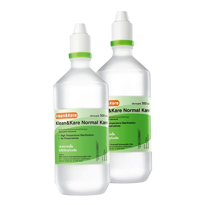 KLEAN&KARE Normal Saline 500 ml x 2
