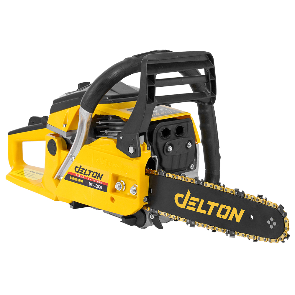 DELTON เลื่อยยนต์ บาร์ 11.5 นิ้ว พร้อมอุปกรณ์ รุ่น DT-CS996 แถมฟรี โซ่เลื่อยยนต์ 1 เส้น แกลลอนน้ํามัน และ อุปกรณ์ ครบชุด