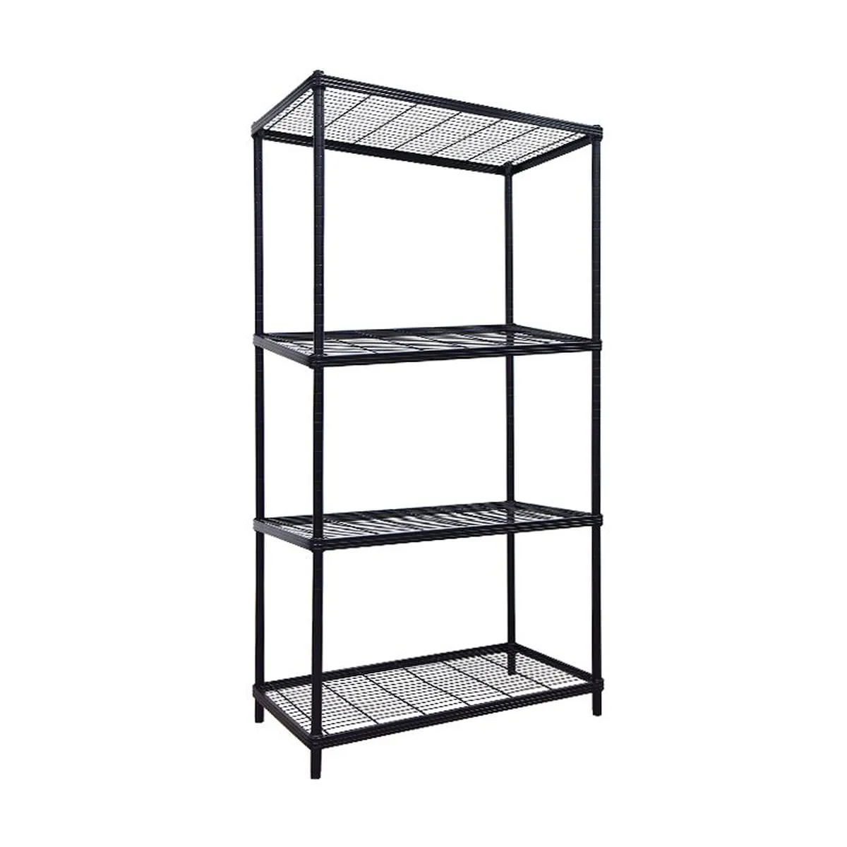 ชั้นเหล็ก 120x45x160 ซม. รุ่น LINEAR สีดํา