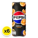 Thumbnail 2 of เป๊ปซี่ น้ำอัดลม สูตรไม่มีน้ำตาล กลิ่นส้ม 325 มล. x 6