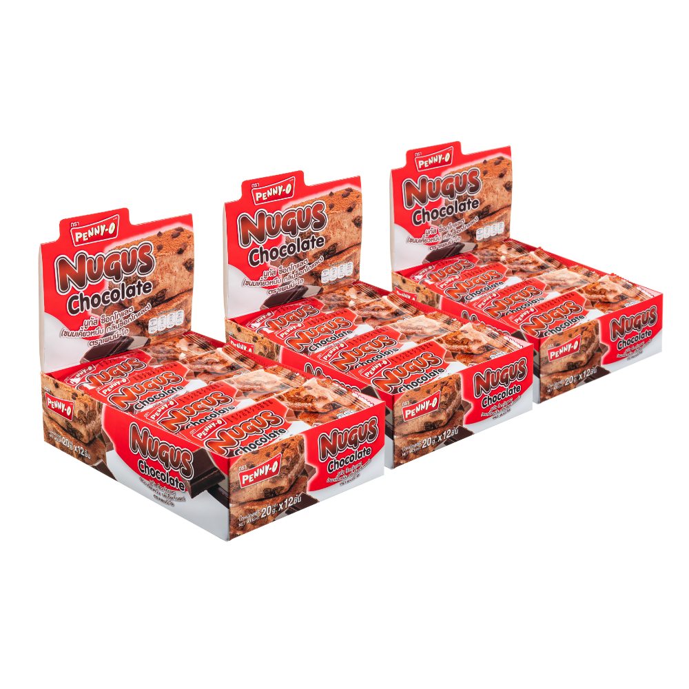 PENNY-O Nugus Chocolate flavor pack 12pcs x 3
