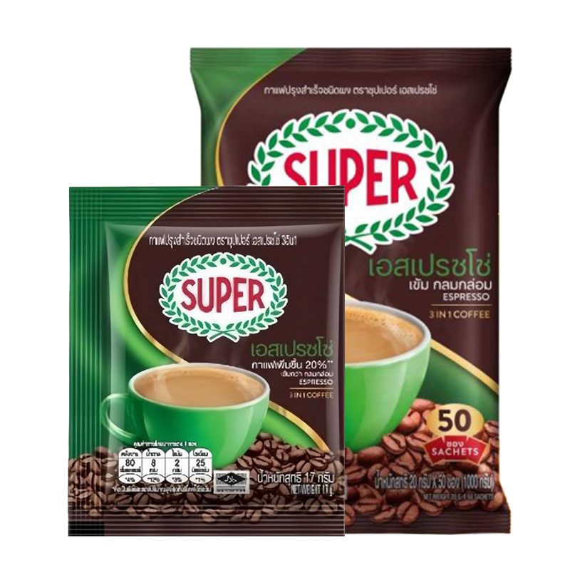 SUPER coffee 3in1 Coffee Mix Espresso 17 g 50 sachets | Makro PRO