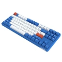 Thumbnail 4 of เอแจ๊ส คีย์บอร์ดเกมมิ่ง AK871 Blue Island Mechanical - Red Switch