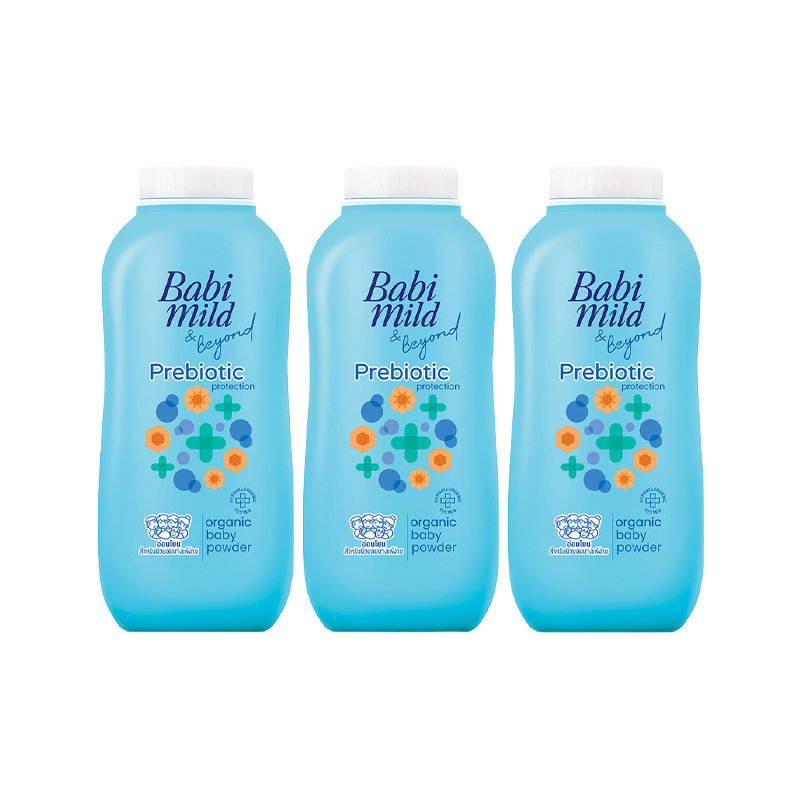 BABI MILD Baby Powder Prebiotic 160 g x 3