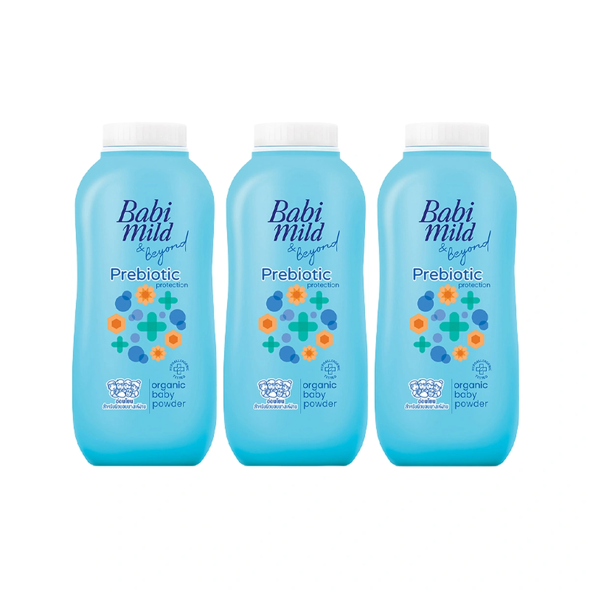BABI MILD Baby Powder Prebiotic 160 g x 3
