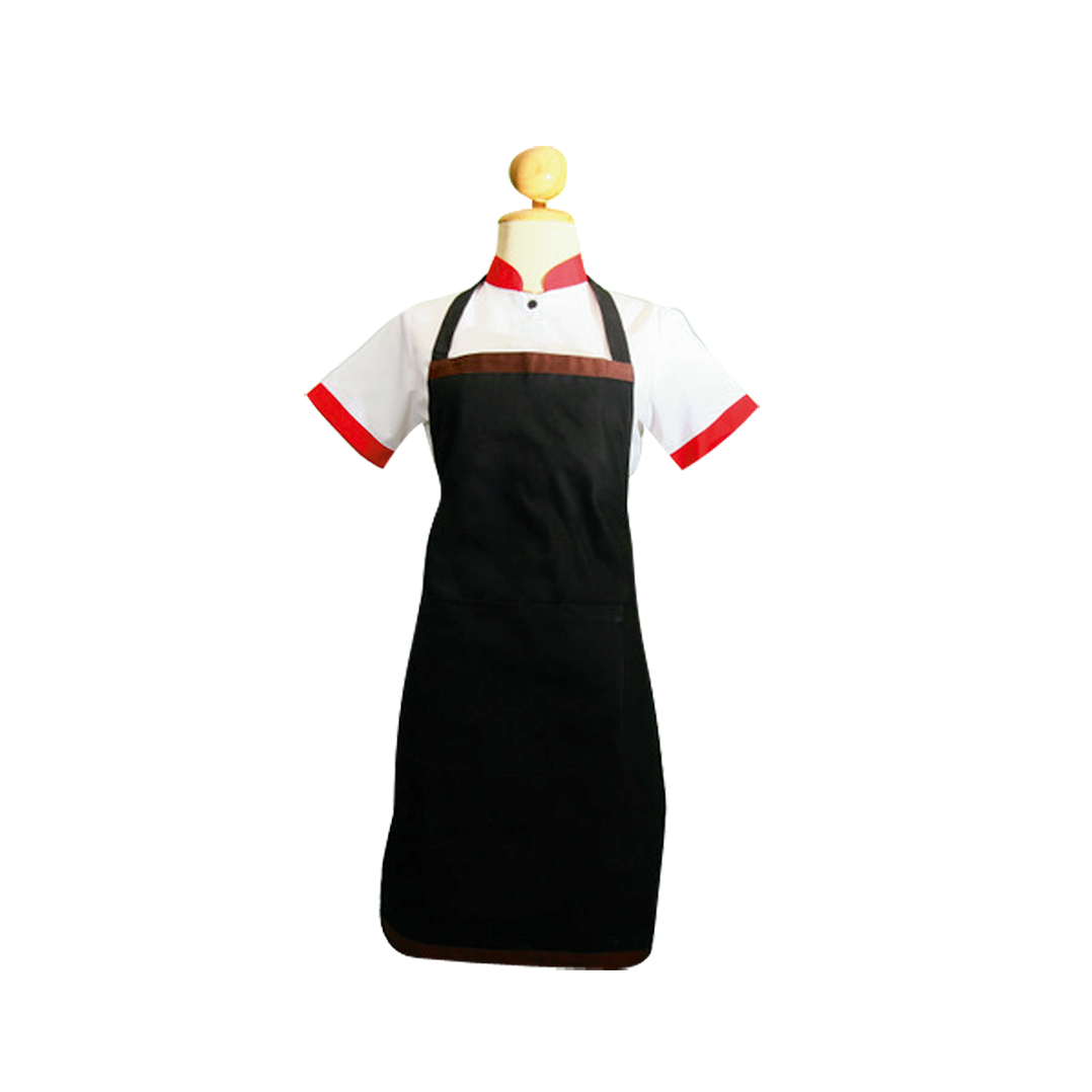 ARO Apron Half Body Black/Red 2 pcs