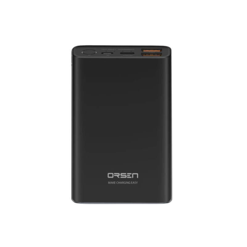 Orsen by Eloop E36 แบตสํารอง 12000mAh QC3.0 PD 20W PowerBank ชาร์จเร็ว Fast Charge Type C  Black