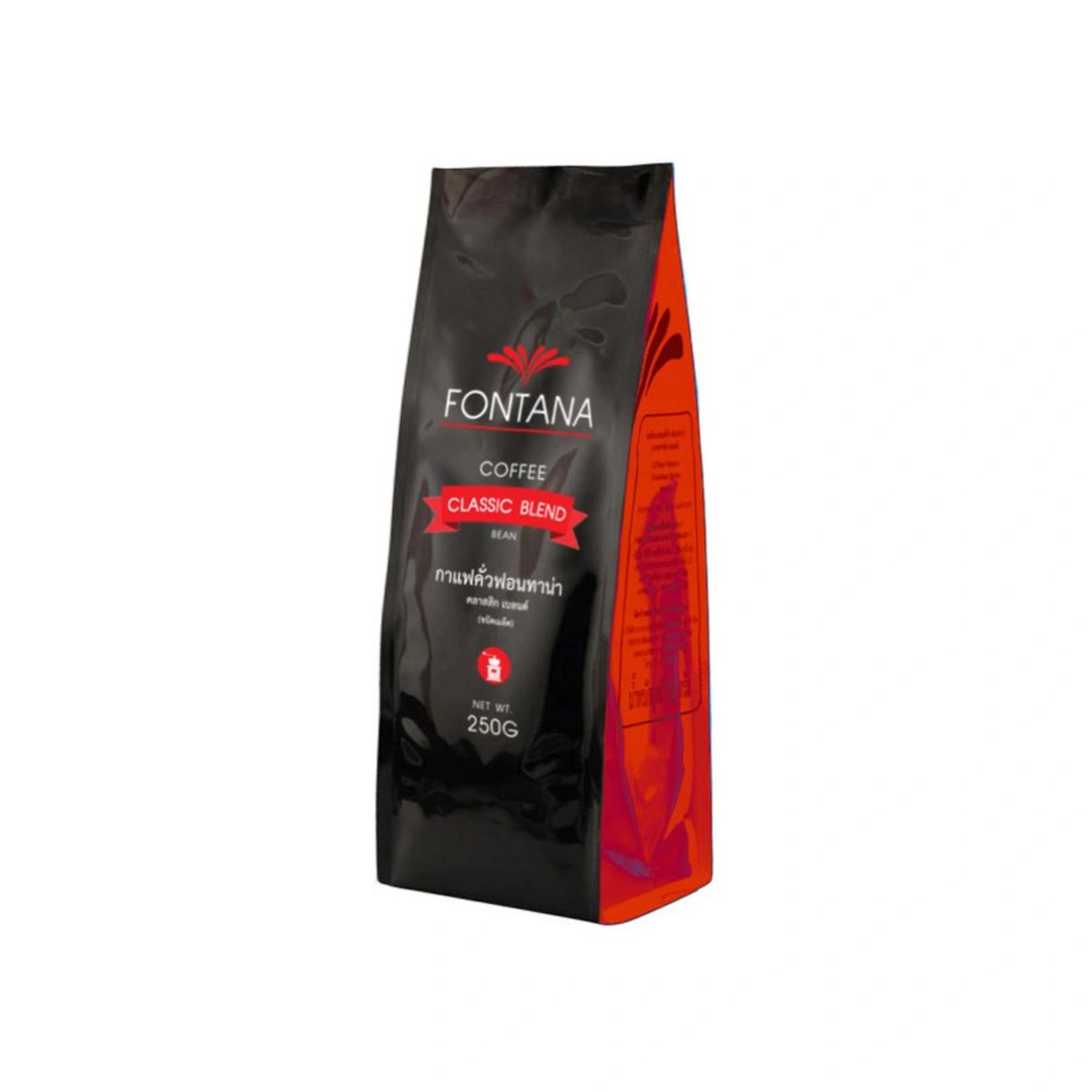 Fontana เมล็ดกาแฟคั่ว ฟอนทาน่า คลาสสิค เบลนด์ ขนาด 250 กรัม (Fontana Classic Blend)