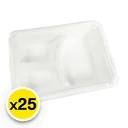 Thumbnail 1 of FEST 3 Compartments Hybrid Box 1 l x 25