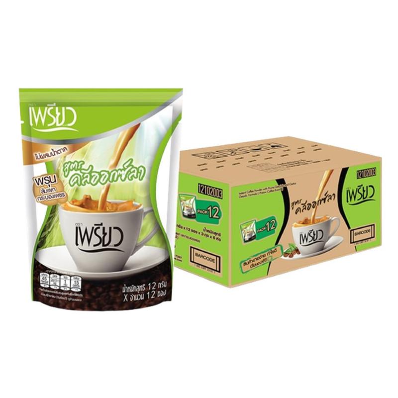 PREAW COFFEE - CLEOXLA 3IN1 COFFEE - 18 POUCHES