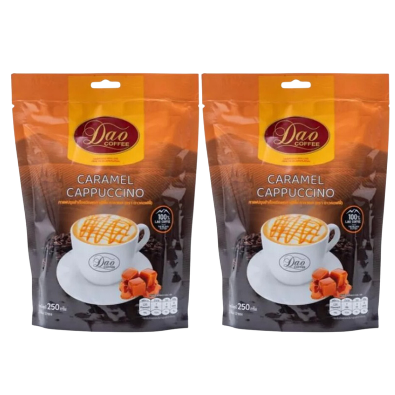 DAO COFFEE Cappuccino Caramel 20 g 10 sachets x 2