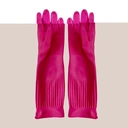 Thumbnail 4 of โพลี-ไบรท์ ถุงมือยางธรรมชาติ รัดข้อ รุ่น Extra Long Size L 6 คู่