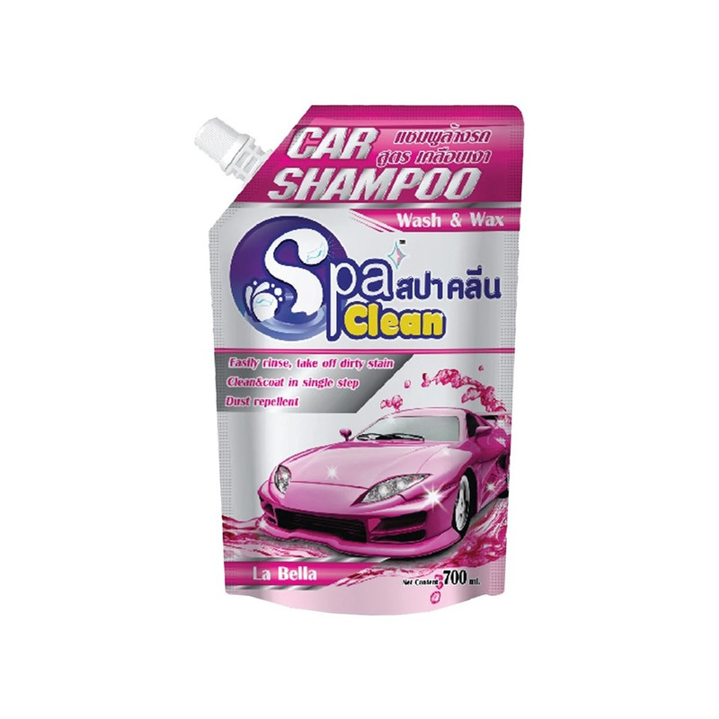 น้ํายาล้างรถ Wash&Wax 700 มล. สูตรลา เบลล่า