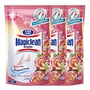 Thumbnail 1 of มาจิคลีน น้ำยาถูพื้น กลิ่นวานิลลา โรส ชนิดถุงเติม 750 มล. x 3