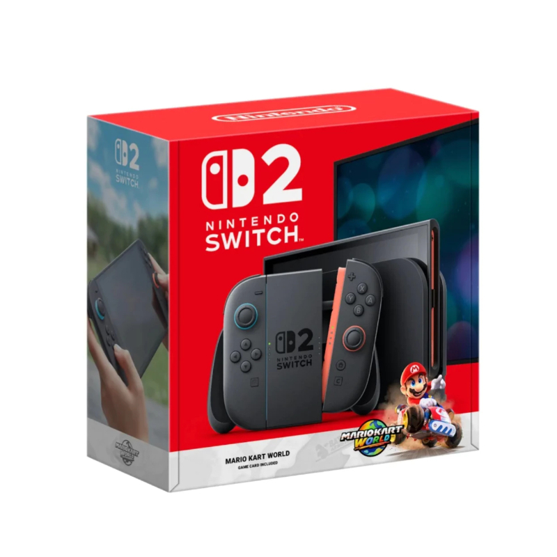 เครื่องเล่นเกม Nintendo Switch 2 Console + Mario Kart World Bundle Nintendo + Mario