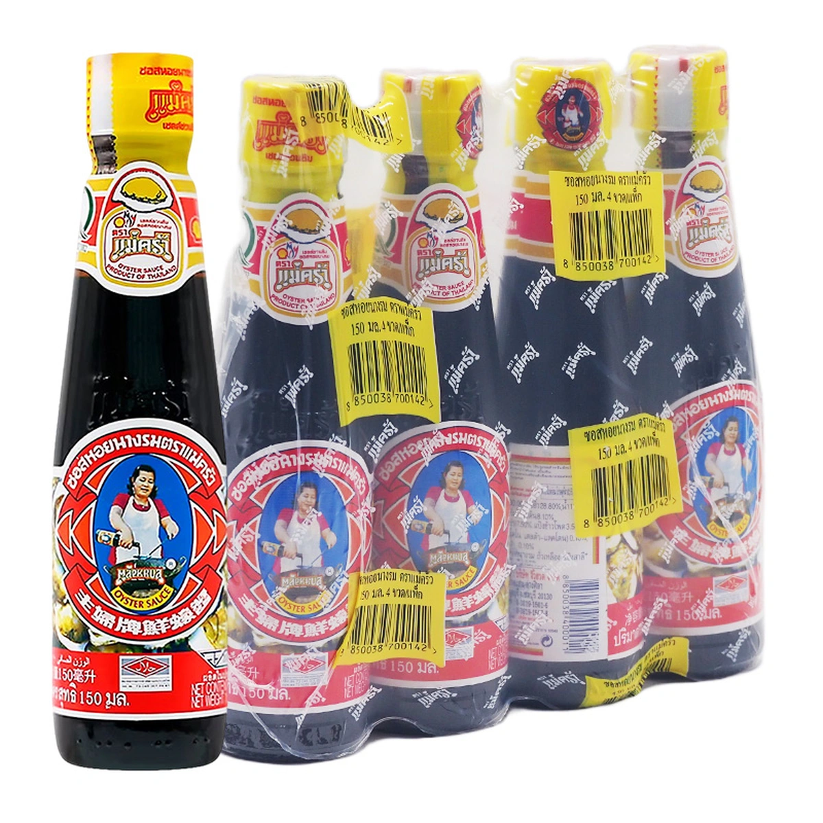 MAEKRUA Oyster Sauce 150 ml x 4