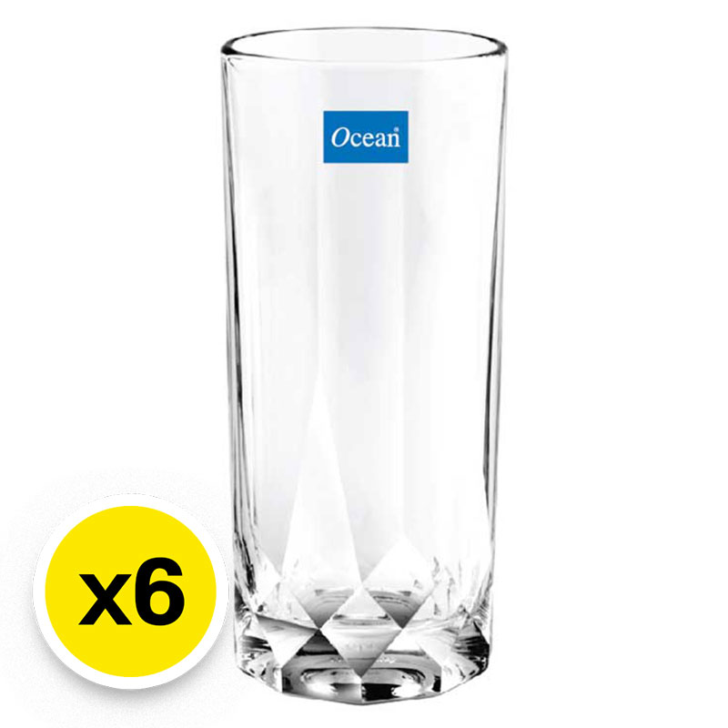 OCEAN GLASS Glass Model CONNEXION HI BALL 350 ml x 6