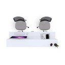 Thumbnail 5 of มิสเตอร์เคาน์เตอร์ เคาน์เตอร์ต้อนรับ Marble Reception Counter ลายหินอ่อนสีขาว