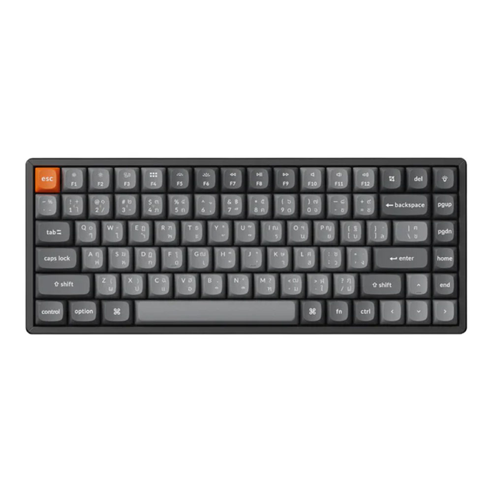 KEYCHRON WIRELESS KEYBOARD (คีย์บอร์ดไร้สาย) K2 MAX SILENT TRI-MODE CUSTOM Switch RED