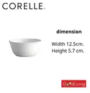 Thumbnail 2 of Corelle Just White Food Bowl 4.8" (12 cm.) 2 pcs