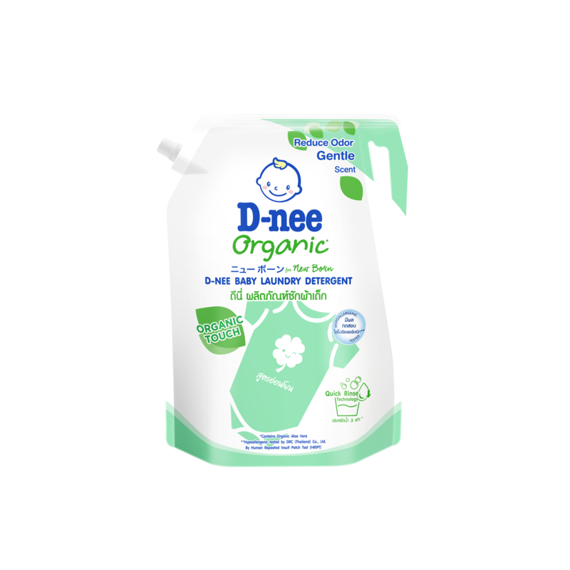 D-nee Baby Laundry Detergent Organic Touch 3600ml.,Green