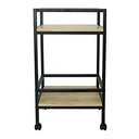 Thumbnail 1 of ชั้นวางเครื่องดื่ม ท็อปไม้ แบบมีล้อ