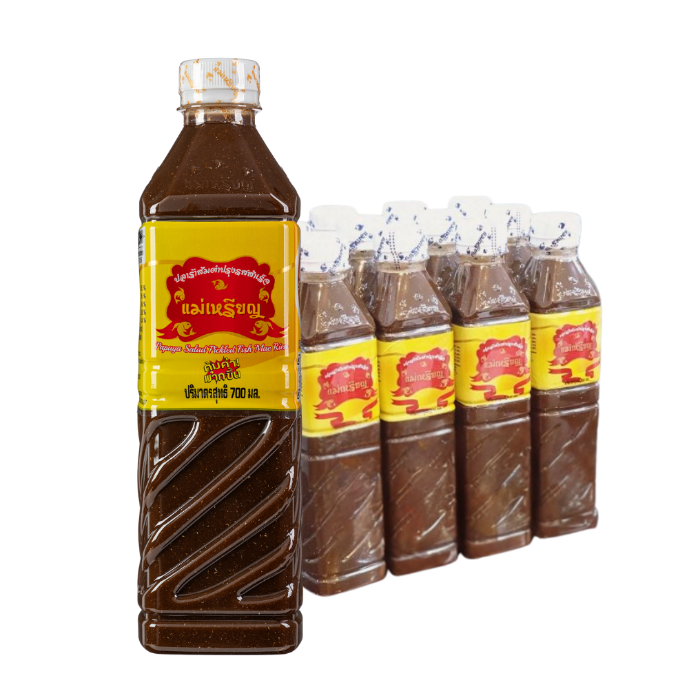 PLARAMAERIEN Pla-ra Original Fermented Fish Sauce Whole Crate 700 ml x 12