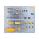 Thumbnail 2 of FLEXI TH1-C 33 ชิ้น แผง + ชุดตะขอพลาสติก ABS Set C