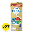 Thumbnail 2 of ไฮคิว 3 พลัส ซูเปอร์โกลด์ นมยูเอชที สูตร 4 รสจืด 180 มล. 27 กล่อง