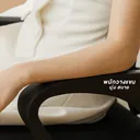 Thumbnail 4 of HomeHuk เก้าอี้สำนักงาน พนักพิงกลางหลัง ผ้าตาข่าย รับสรีระ 55 x 52 x 89-101 ซม. สีดำ