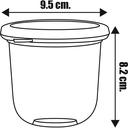 Thumbnail 4 of Panda Outlet แก้วเซฟตี้ล๊อค 12 oz. PP + ฝาปิด สีส้ม (แพ็ค 500 ชิ้น)