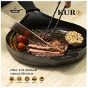 Thumbnail 2 of KURO กระทะเหล็กหล่อลอนสเต๊ก รุ่น นิกุ ขนาด 10 นิ้ว