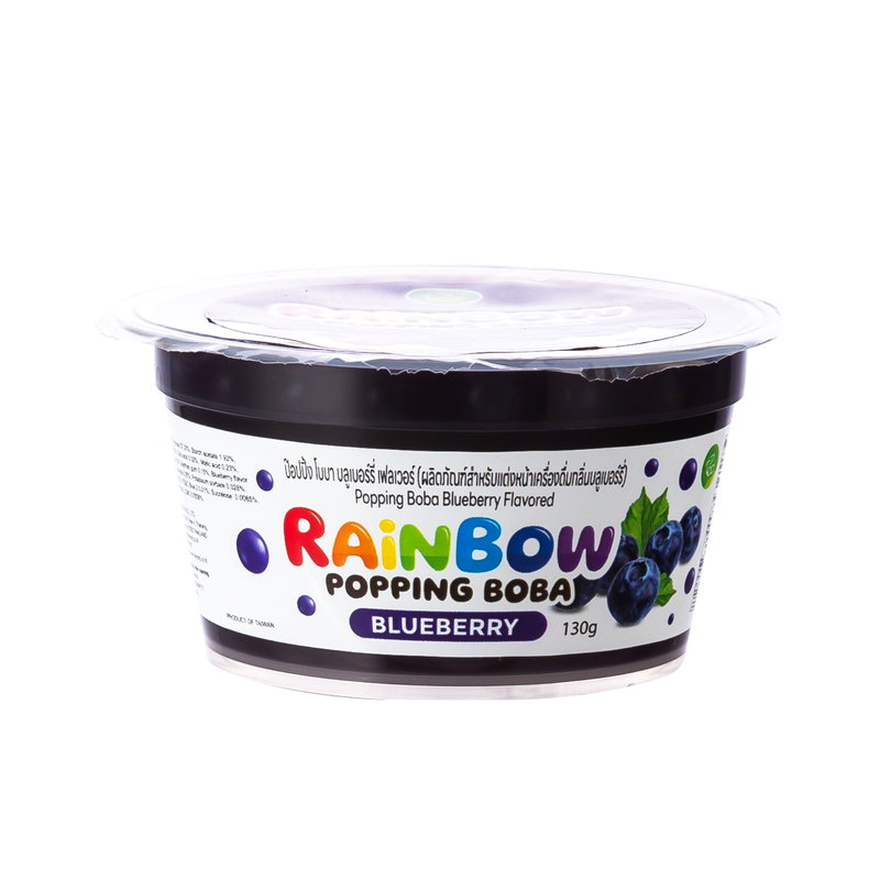 ทีอีเอ มุกป๊อป เรนโบว์ ป๊อปปิ้ง รสบลูเบอร์รี่ขนาด 130 กรัม