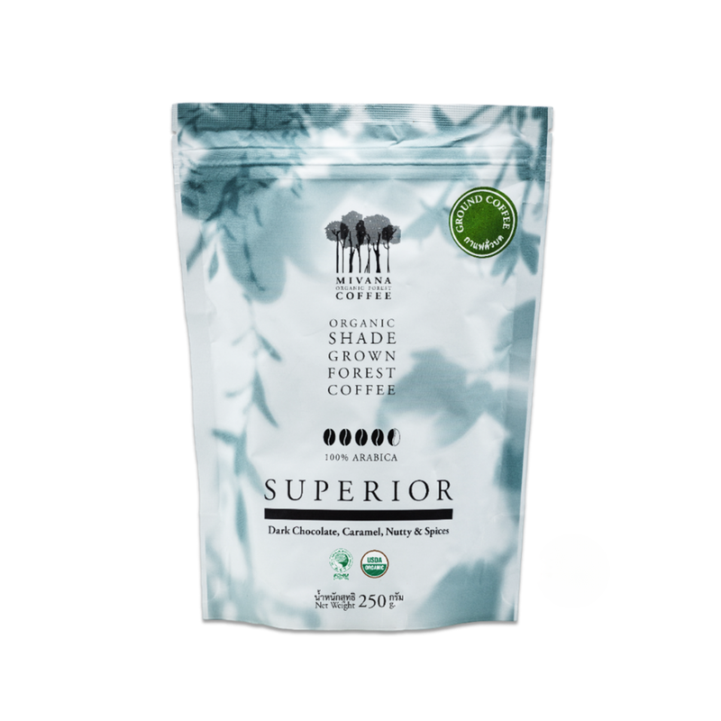 MIVANA ORGANIC ROASTED SUPERIOR GROUND 250 G.