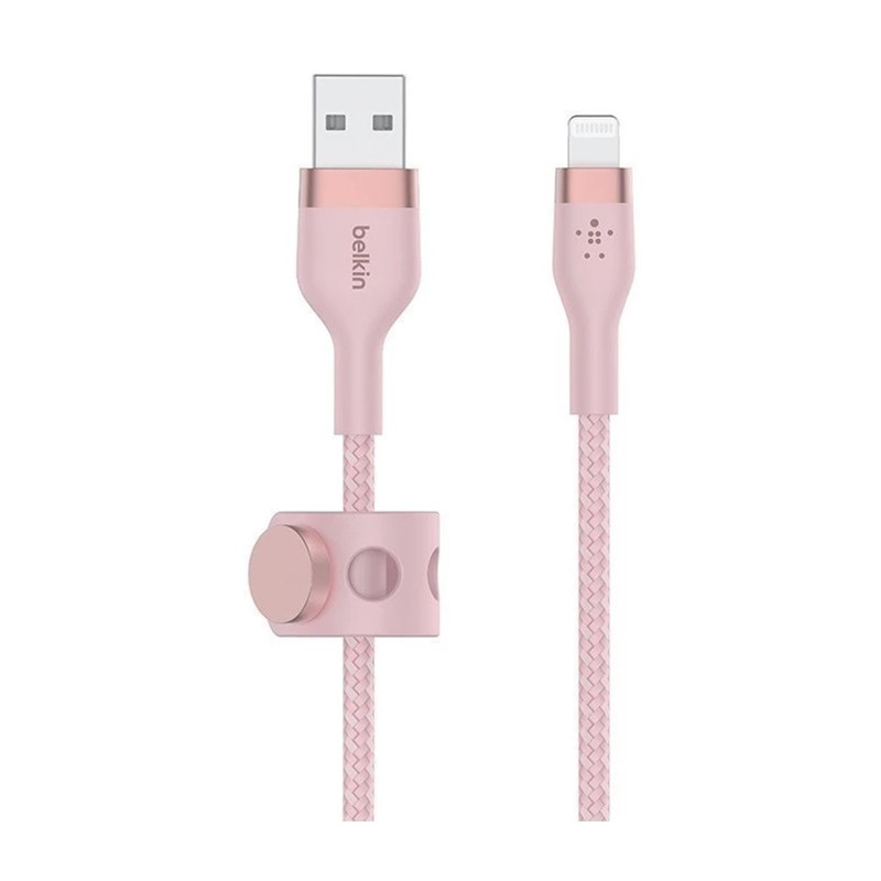 Belkin สายชาร์จ ถ่ายโอนข้อมูลได้ Boost Charge Pro Flex USB to Lightning สําหรับ iPhone รองรับ Car Play รุ่น CAA010