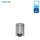 Thumbnail 1 of Round Stainless Soft-Close Bin 5L Metalic Silver - CHINTER F-0332