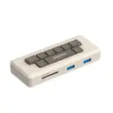 Thumbnail 1 of เรย์คิว 7-in-1 USB Type-C To HDMI, USB, SD card, TF card (HB300) Beige