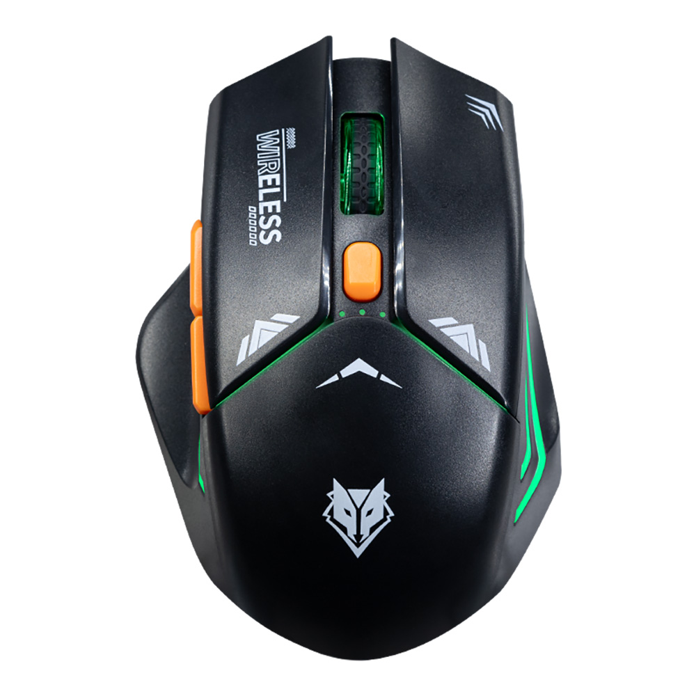 NUBWO WIRELESS MOUSE (เมาส์ไร้สาย) NM104W BLACK