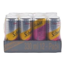 Thumbnail 3 of SCHWEPPES Citrus Raspberry Soda No Sugar 330 ml x 12