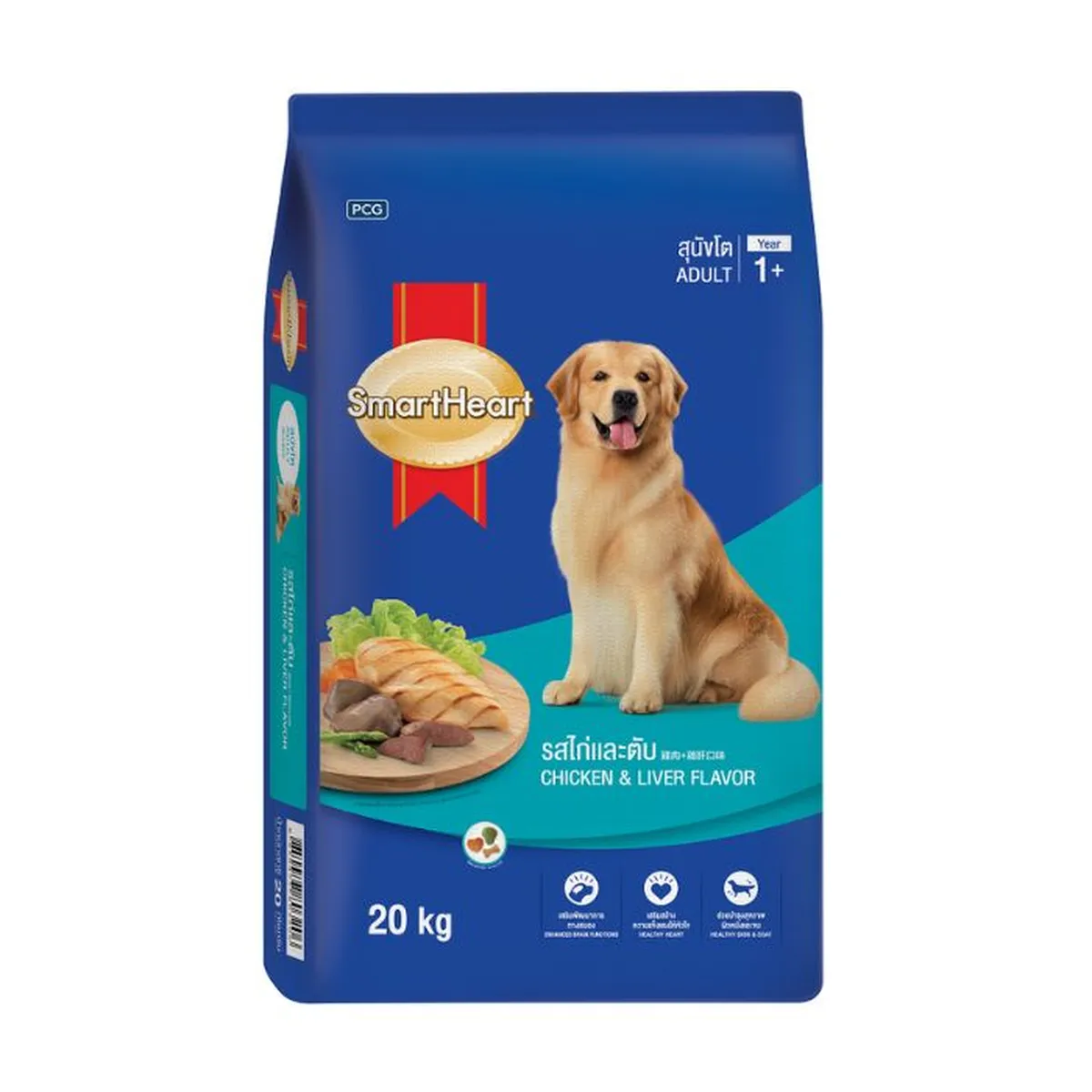 SMARTHEART Adult Chicken & Liver 20 kg