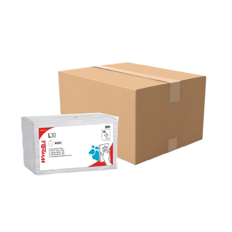 WYPALL L30 Wiper White 42 x 43 cm 100 Sheets x 10