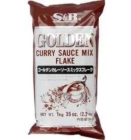 Thumbnail 2 of S & B Golden Curry Sauce Mix Flake with Curry Powder and Beef Bouillon(Made in Japan) 1kg x 2 bags