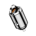 Thumbnail 2 of คิวพลัส ที่ชาร์จแบตในรถ 1 USB-A / 1 USB-C (PD20W) QP-CC01 Alloy Shell Gray Silver Black